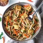 Thai peanut noodles with tofu