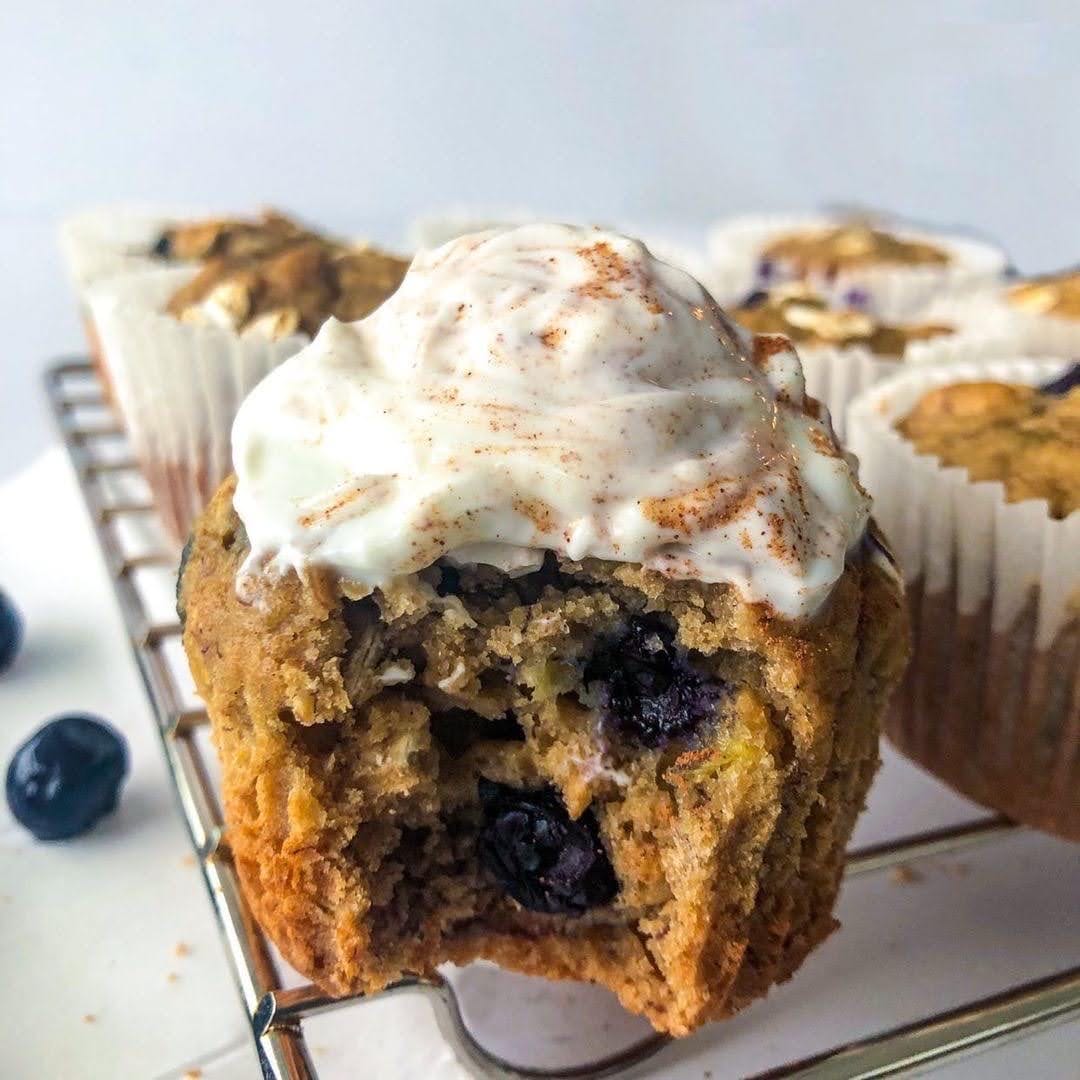 Blueberry Oat Muffins