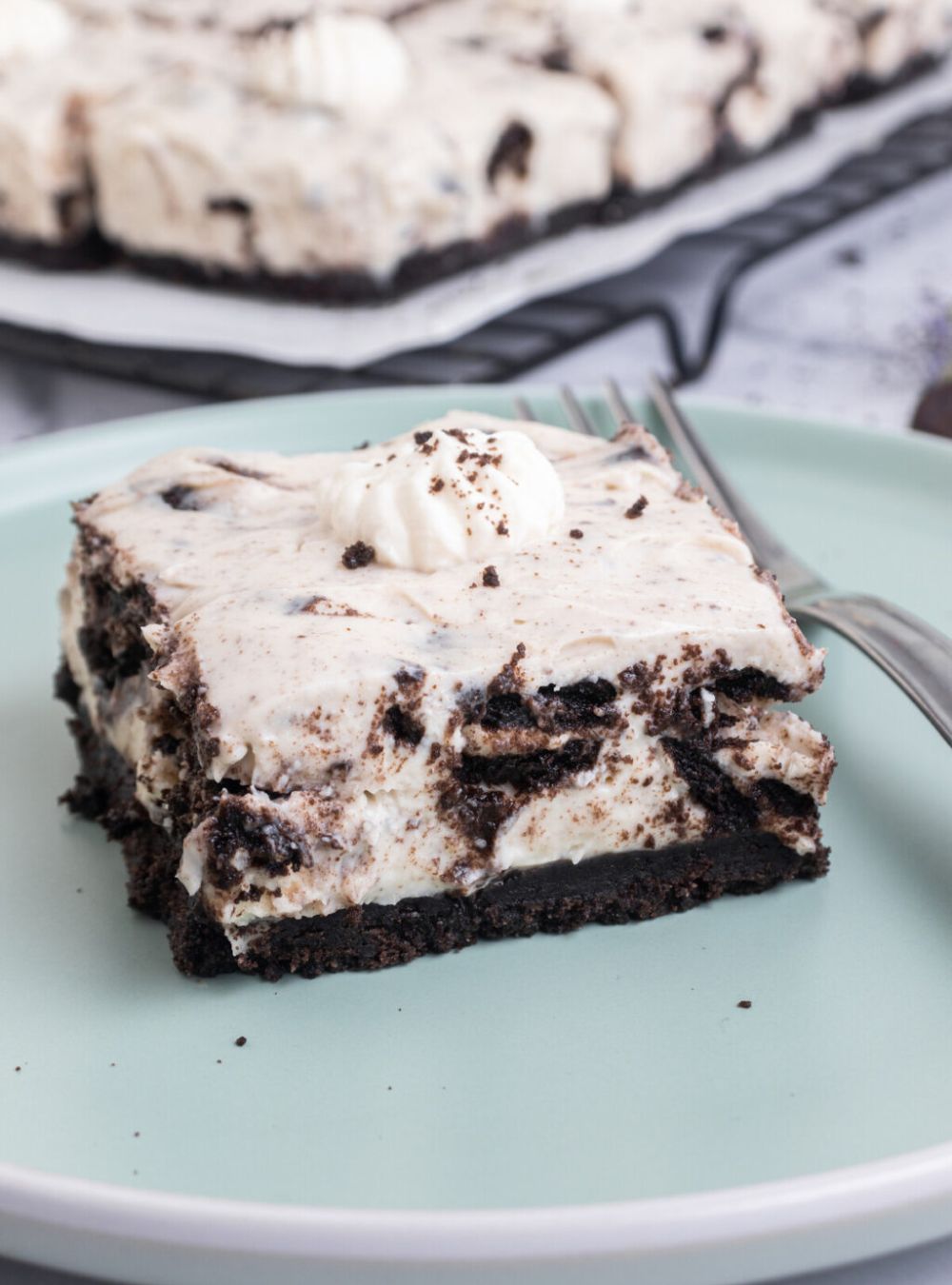No-Bake Desserts-No Bake Oreo Cheesecake Bars