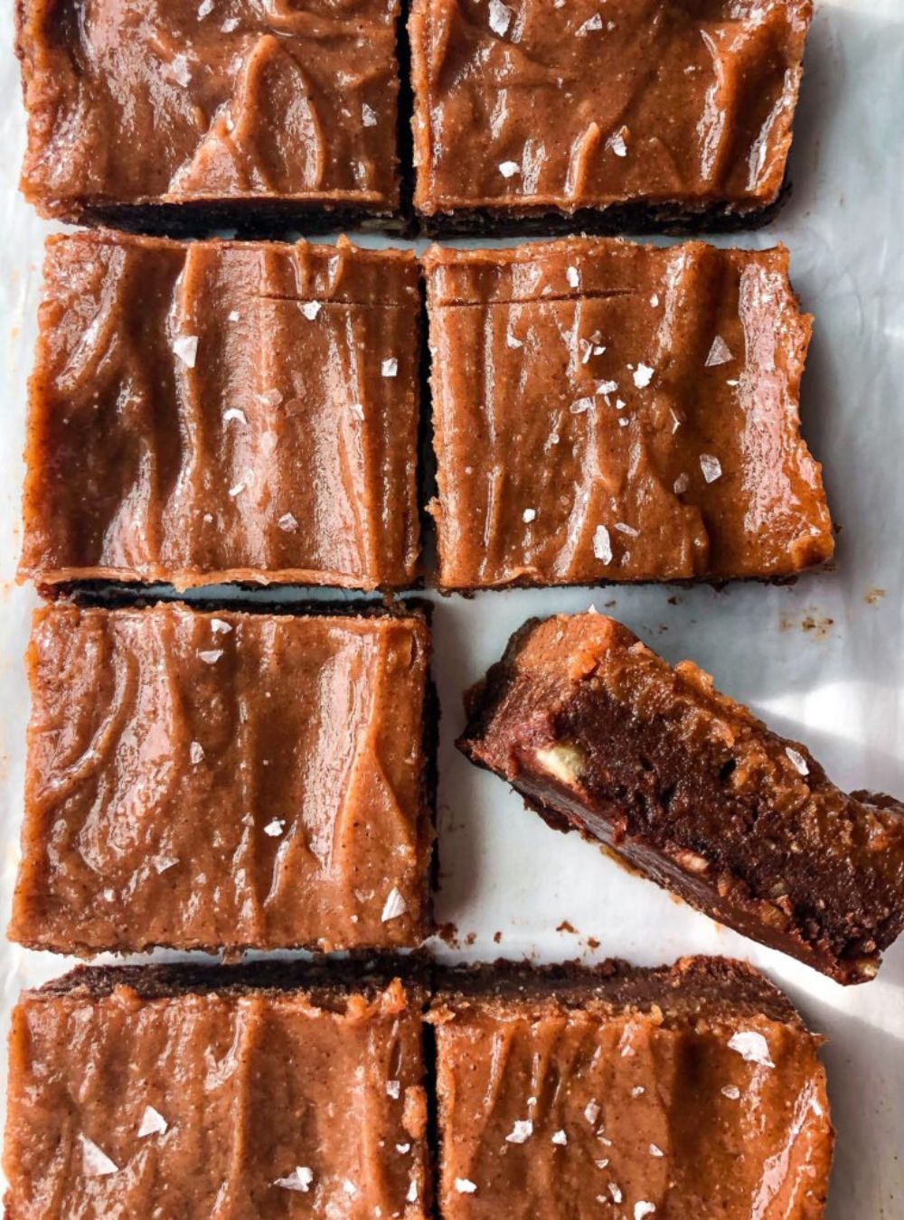 No-Bake Desserts-No Bake Caramel Brownies Recipe (Gluten-free, Vegan)
