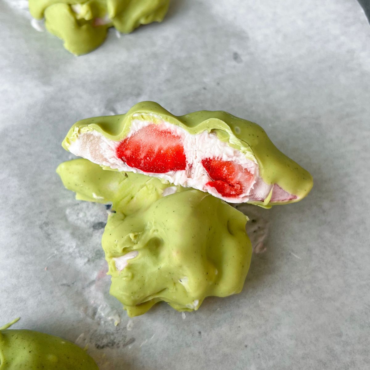 Strawberry Matcha Yogurt Clusters (High Protein) - Wake Up and Kale