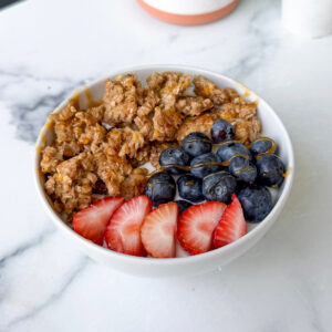 Scrambled Oats Bowl